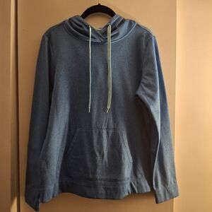 Danskin Now Women's Light Blue Sweatshirt Pullover Hoodie